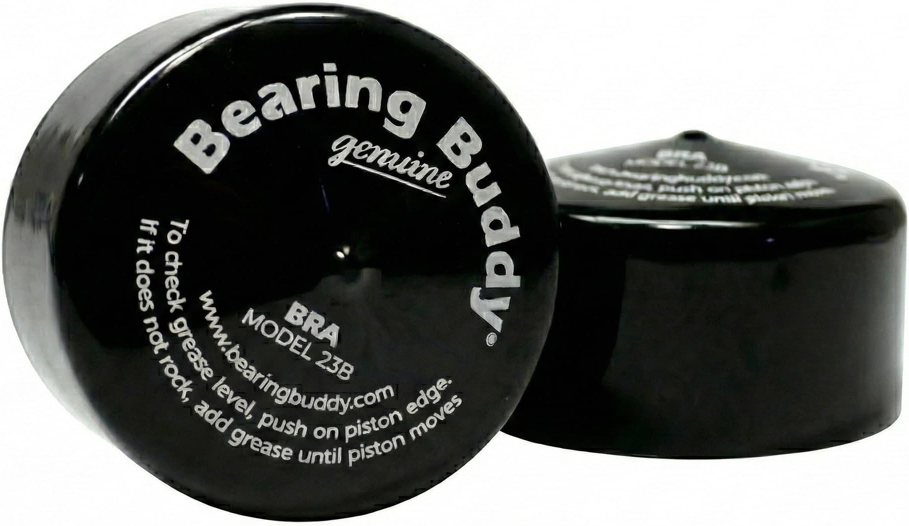 Bra 23B - 1 Pair USA-Made, Black Vinyl Covers - Protects and Keeps Grease Off the Trailer Wheels - Fits Models: 2328, 2441, 2717, 2562, 2240