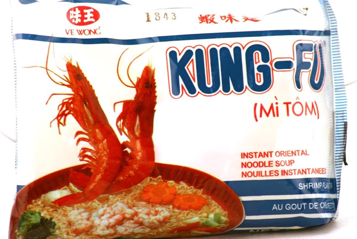 Kung-Fu Oriental Noodle Soup (Shrimp Flavor) 3oz (Pack of 20)