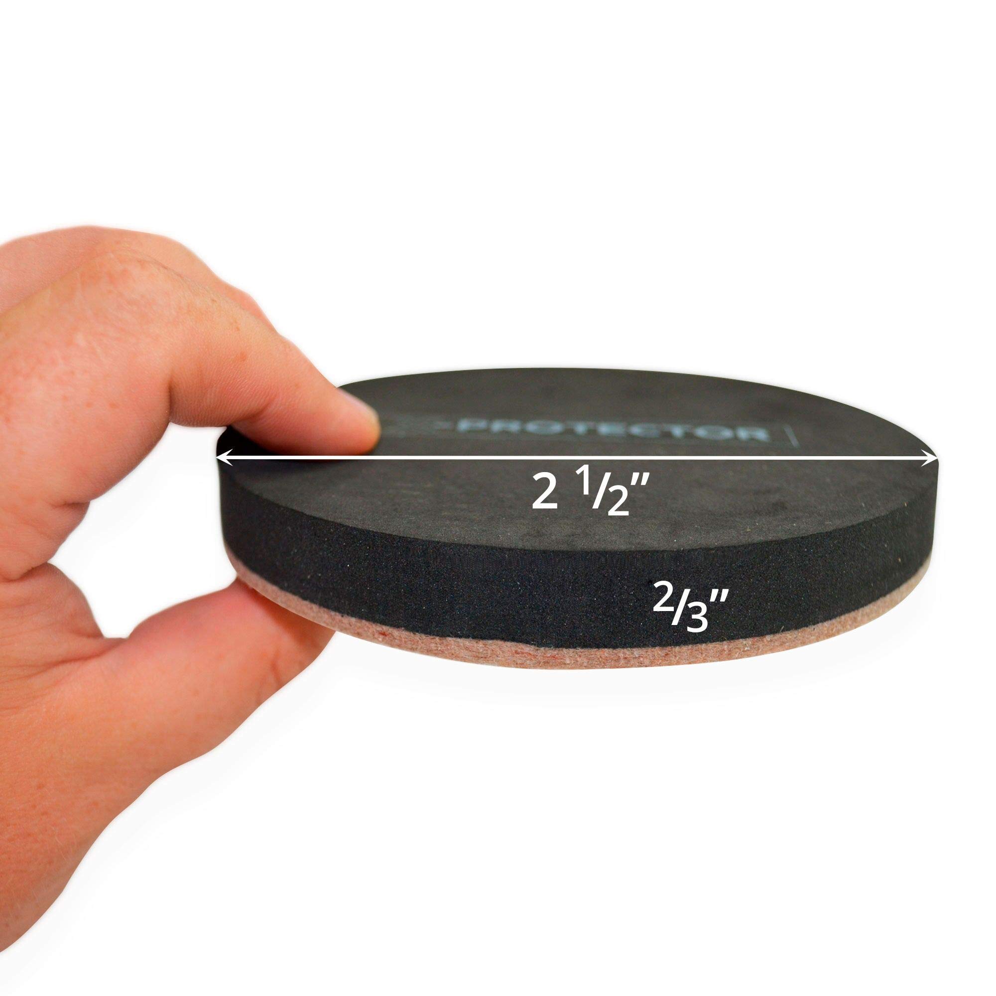 Felt Furniture Sliders Hardwood Floors XPROTECTOR 24 PCS 2 1/2 inch