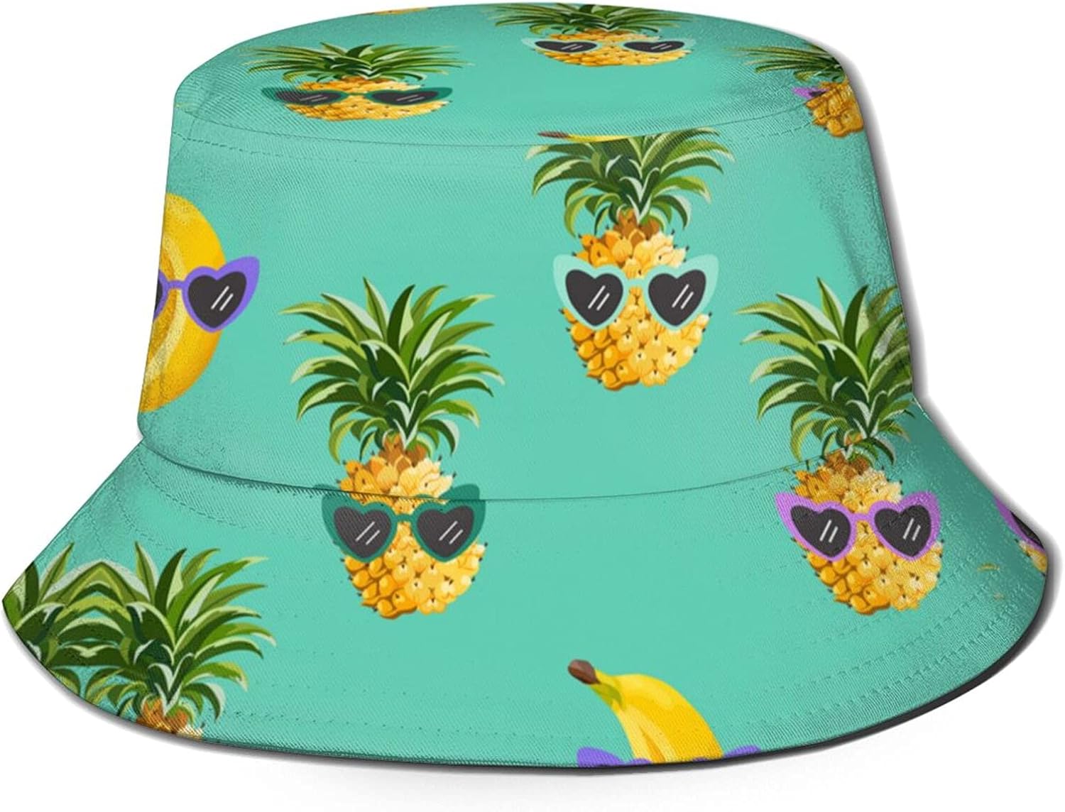 Cool Banana and Pineapple Bucket Hats for Sun Beach Hat Summer