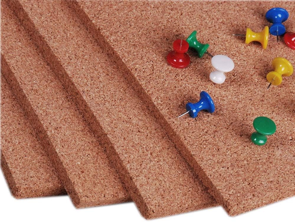 Model Railroad Cork Sheets - 12" X 36" X 1/4" Thick (4 Pack) For HO & O Scale Track Roadbed