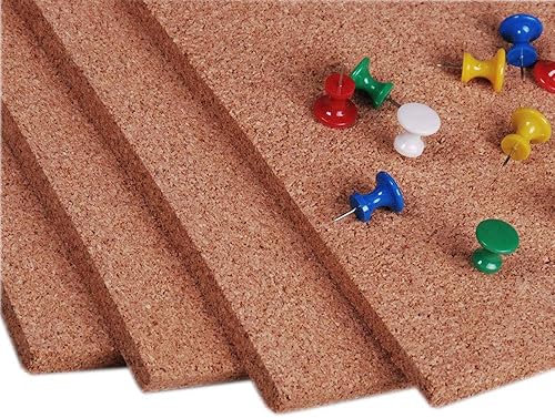 Miniatura 29 de Manton Cork Rollo de corcho de alta calidad, 4 x 8 x 1/4 pulgadas, material de grado 100% natural para tablones de anuncios, fotos decorativas