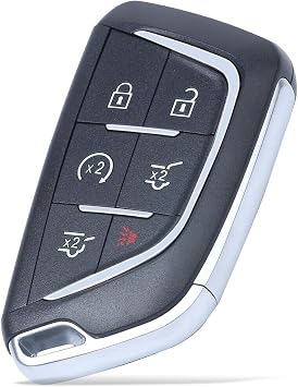 Smart Key for Cadillac Escalade 2021-2025, Alliskeys 6-Button Proximity Keyless Entry Remote Control Key Fob Replacement for Cadillac Escalade 2021-2025 YGOG20TB1