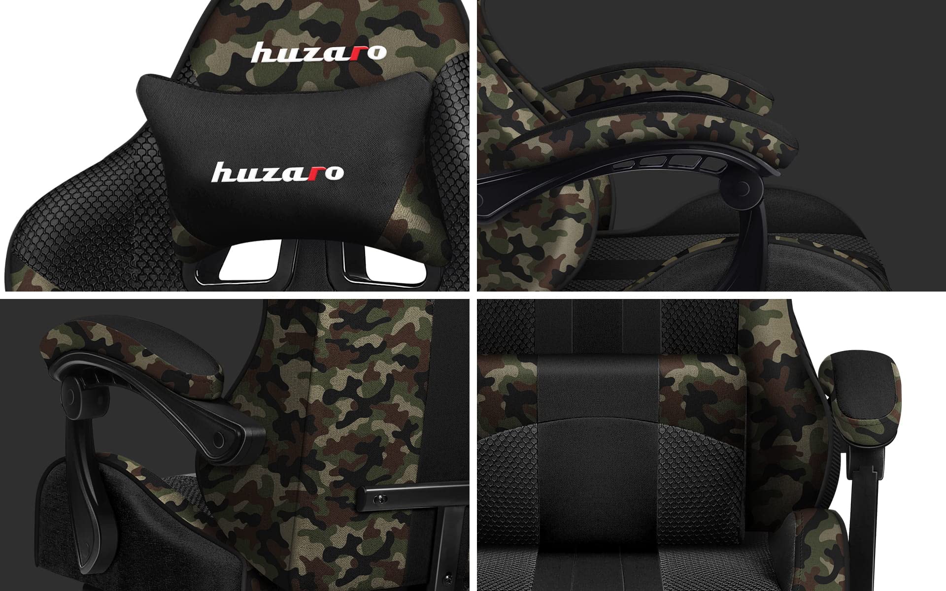 huzaro Force 4.7 Chaise Gamer Ergonomique, Charge maximale 140kg Accoudoirs