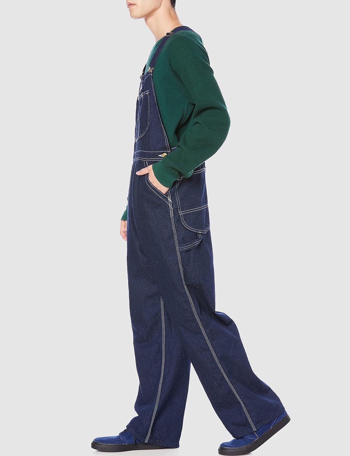 Amazon.co.jp: DUNGAREES LOW-BACK OVERALLS : ファッション