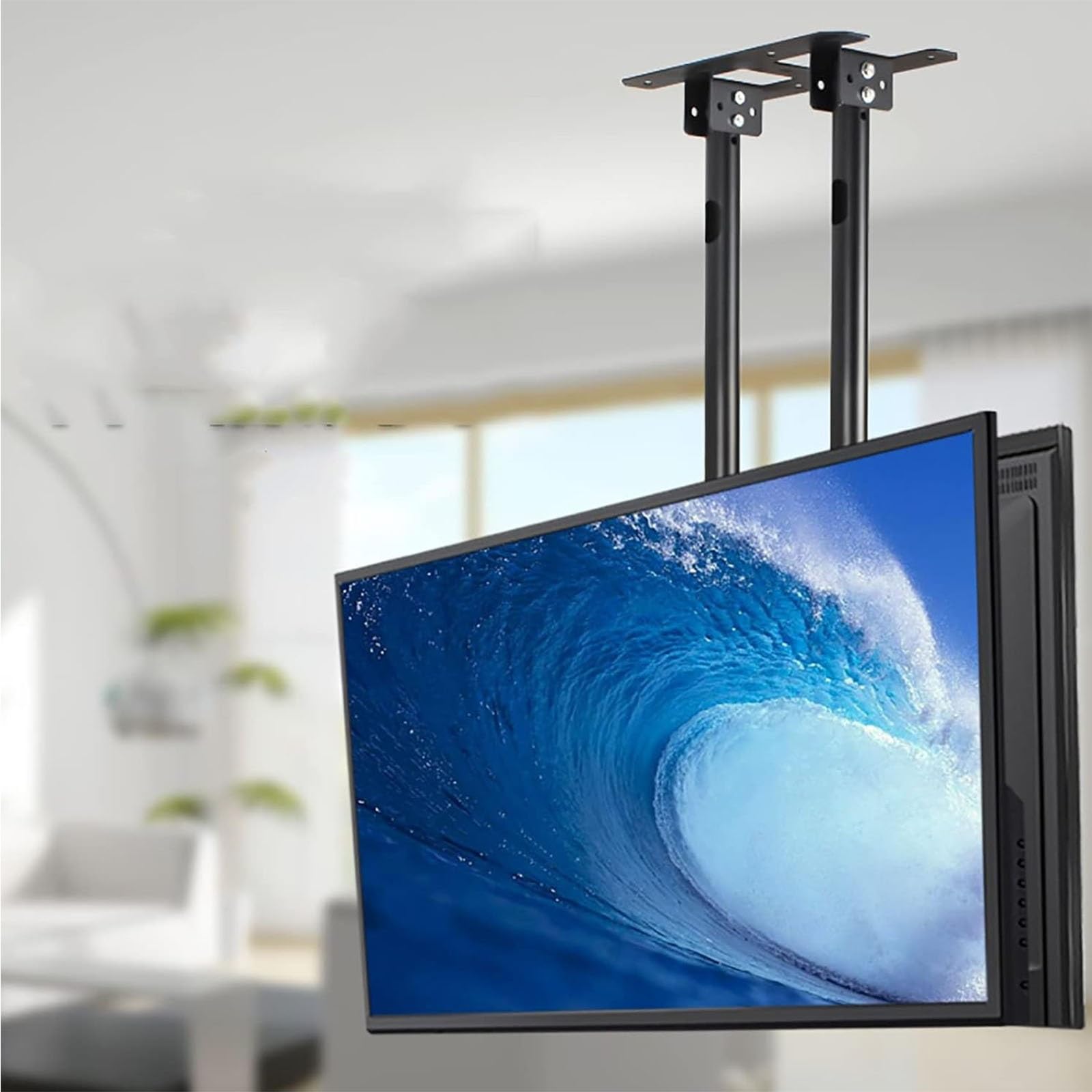 Amazon.co.jp: 天井テレビマウント - テレビ 天吊り金具、調節可能な