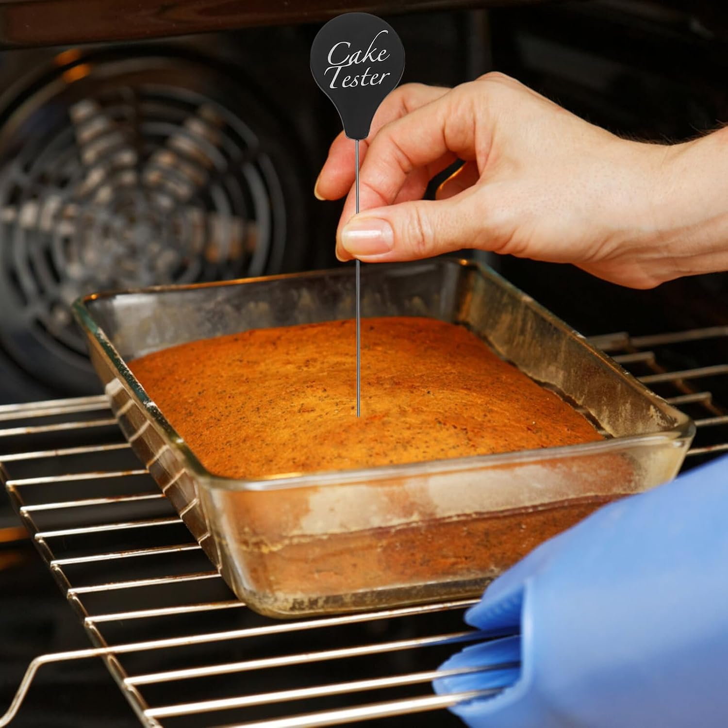 Luxshiny Cake Testing Stick Stainless Steel Baking Tester for Cake and Bread and Practical Kitchen Tool for Baking Doneness Non-damaging Design