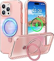 Vista 1 de Funda magnética diseñada para iPhone 14 Pro Max con soporte, compatible con MagSafe, funda para iPhone 14 Pro Max, funda de teléfono de doble capa