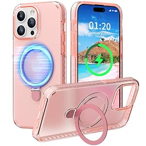 Designed for iPhone 14 Pro Max Magnetic Case with Stand Compatible with MagSafe 14 Pro Max iPhone Case