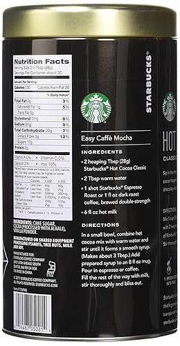 Miniatura 6 de Starbucks Mezcla clásica de cacao caliente de 30 onzas (1.87 libras) Lata (paquete de 2)