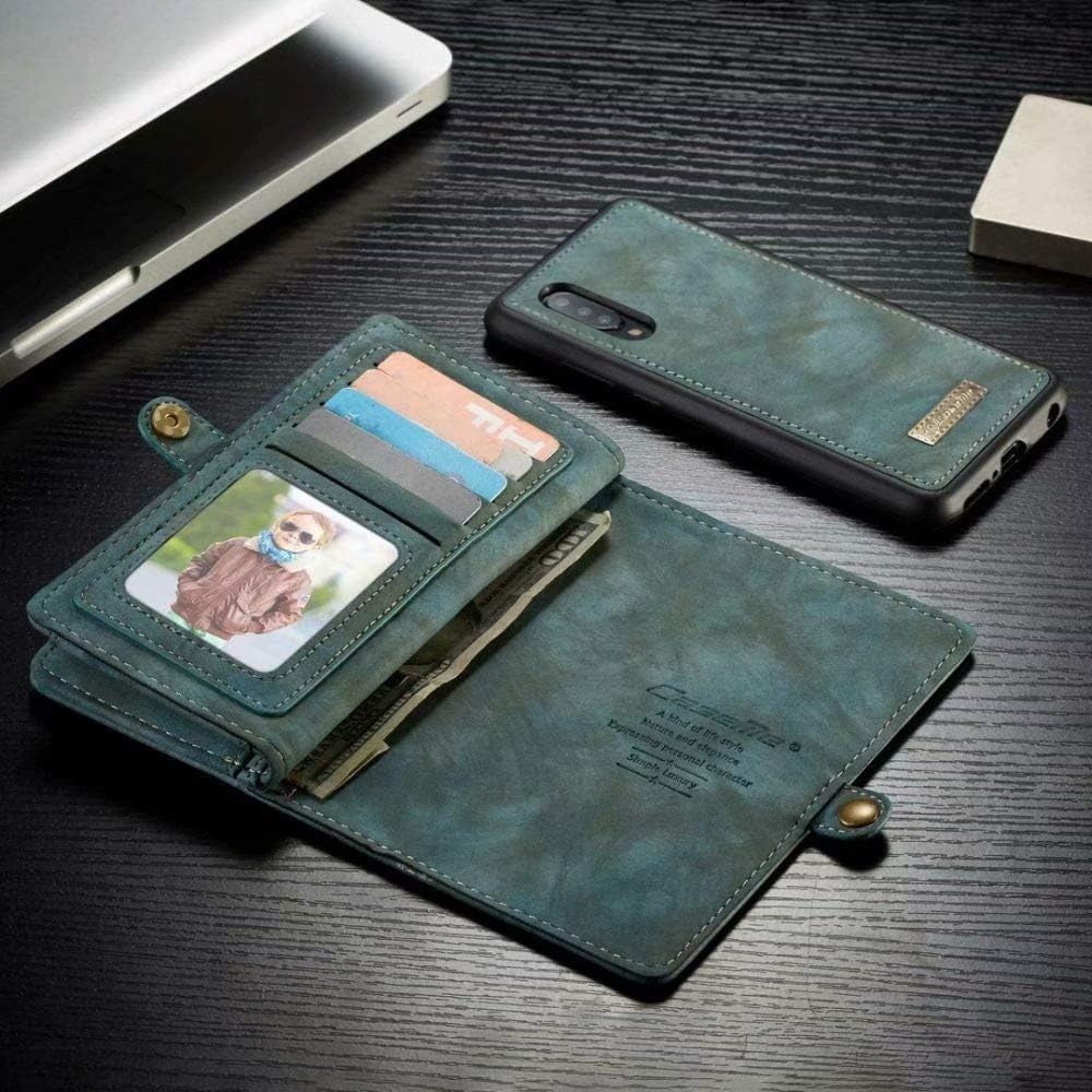 Flash Deals - 50% OFF Case for Samsung Galaxy A50 LAPOPNUT Luxury Leather Wallet Phone Case Premium Zipper Flip Wallet Case Cover with Detachable Magnetic Hard Case for Samsung Galaxy A50, Blue Buy 1 get 1 Case for Samsung Galaxy A50 LAPOPNUT Luxury Leather Wallet Phone Case Premium Zipper Flip Wallet Case Cover with Detachable Magnetic Hard Case for Samsung Galaxy A50, Blue