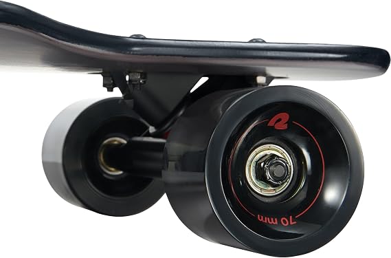 Retrospec Rift Drop-Through Longboard Skateboard Complete Canadian Maple Wood Cruiser w/Drop-Through Trucks for Commuting, Cruising, Carving & Downhill Riding
