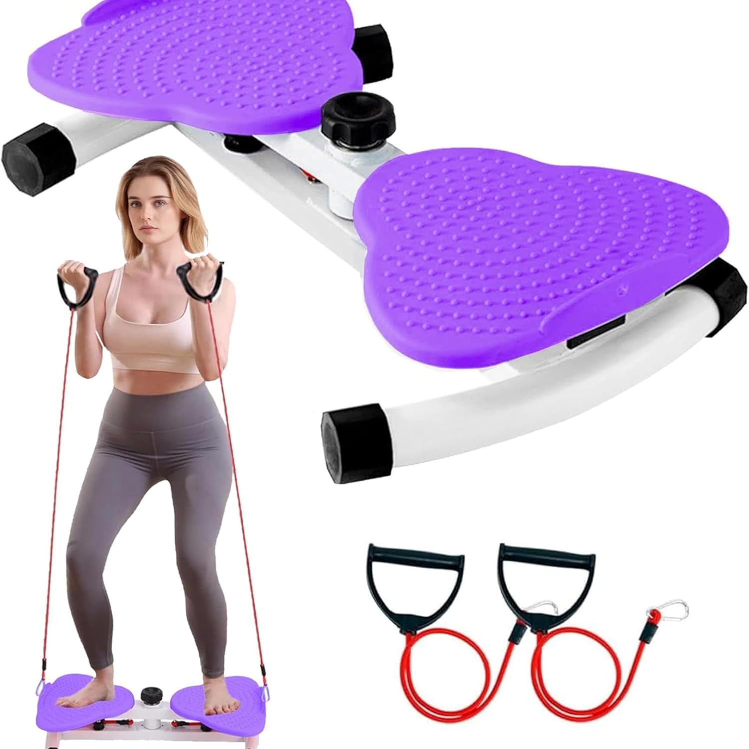 Waist Twister Machine, 300LB Capacity Ab Twister Board for Home Core & Balance Workout