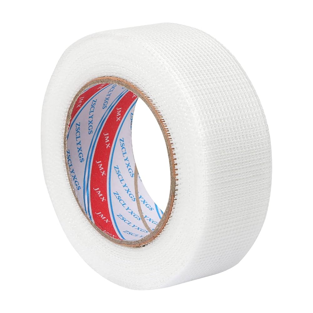 Uxcell Drywall Joint Tape Self-Adhesive Fiberglass 1.8-inch X 98-feet