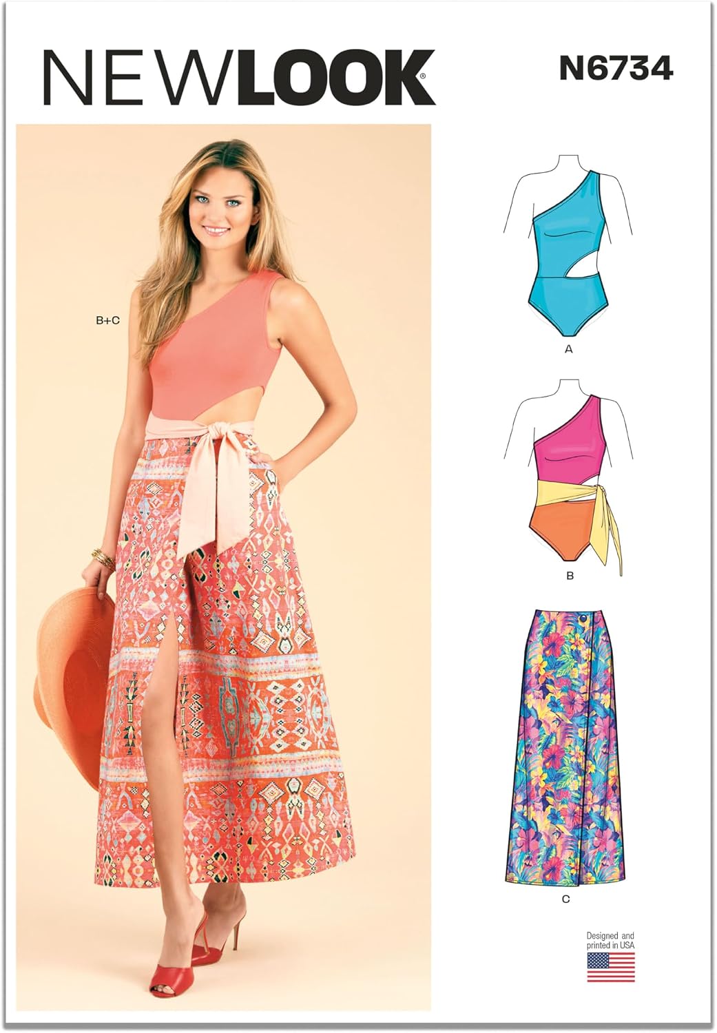 New Look Sewing Pattern 6734 Women 8-10-12-14-16-18-20