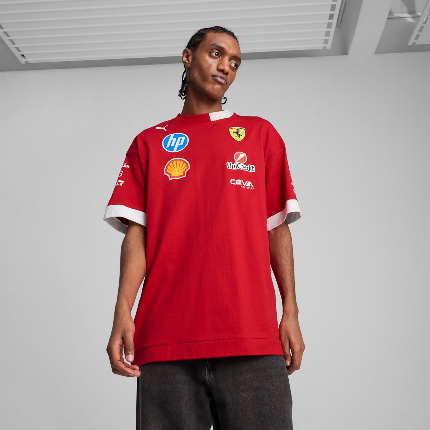 PUMA Scuderia Ferrari F1 2025 Driver's Oversized Tshirt - Image 2