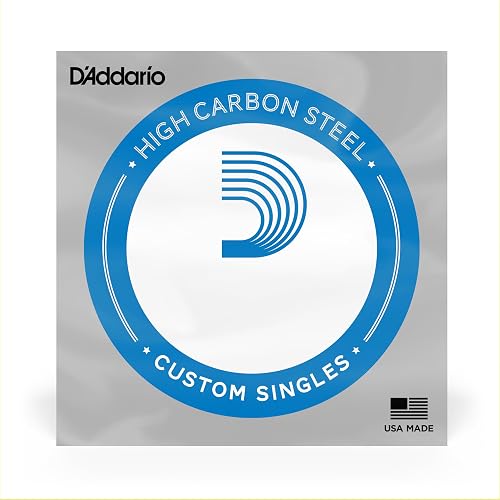 D'Addario Guitar Strings - PL0155 Plain Steel Guitar Single String, .0155