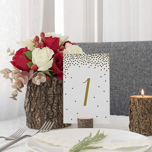 Miniatura 10 de Andaz Press Colección de fiesta de lunares con confeti dorado metálico, cartel de juego de pensamientos de pañales para baby shower, paquete de 1