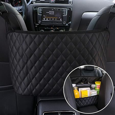 Handbag Leather Organizer Capacity Backseat Image