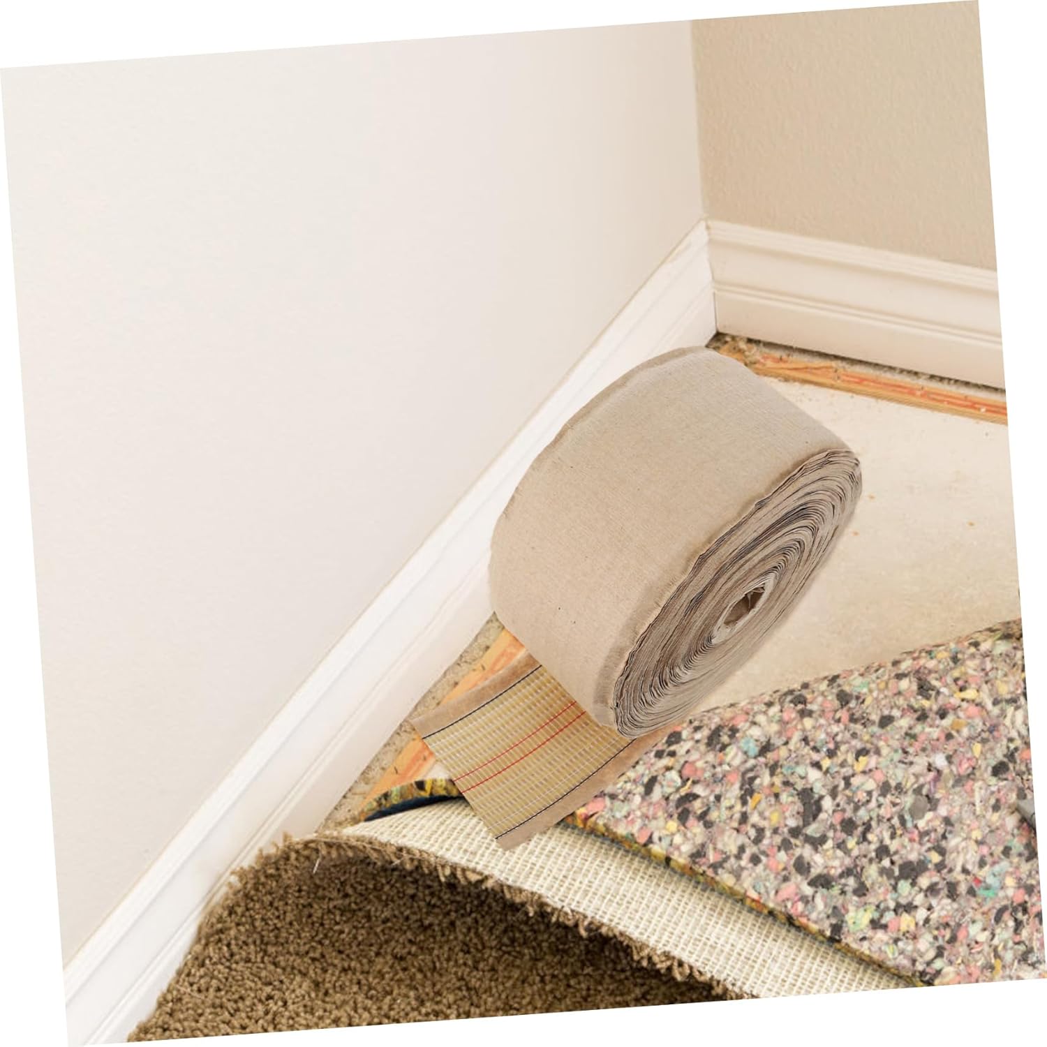 Veemoon Carpet Seam Tape Rug Binding Tape for Edging Rugs Easy Installation Strip