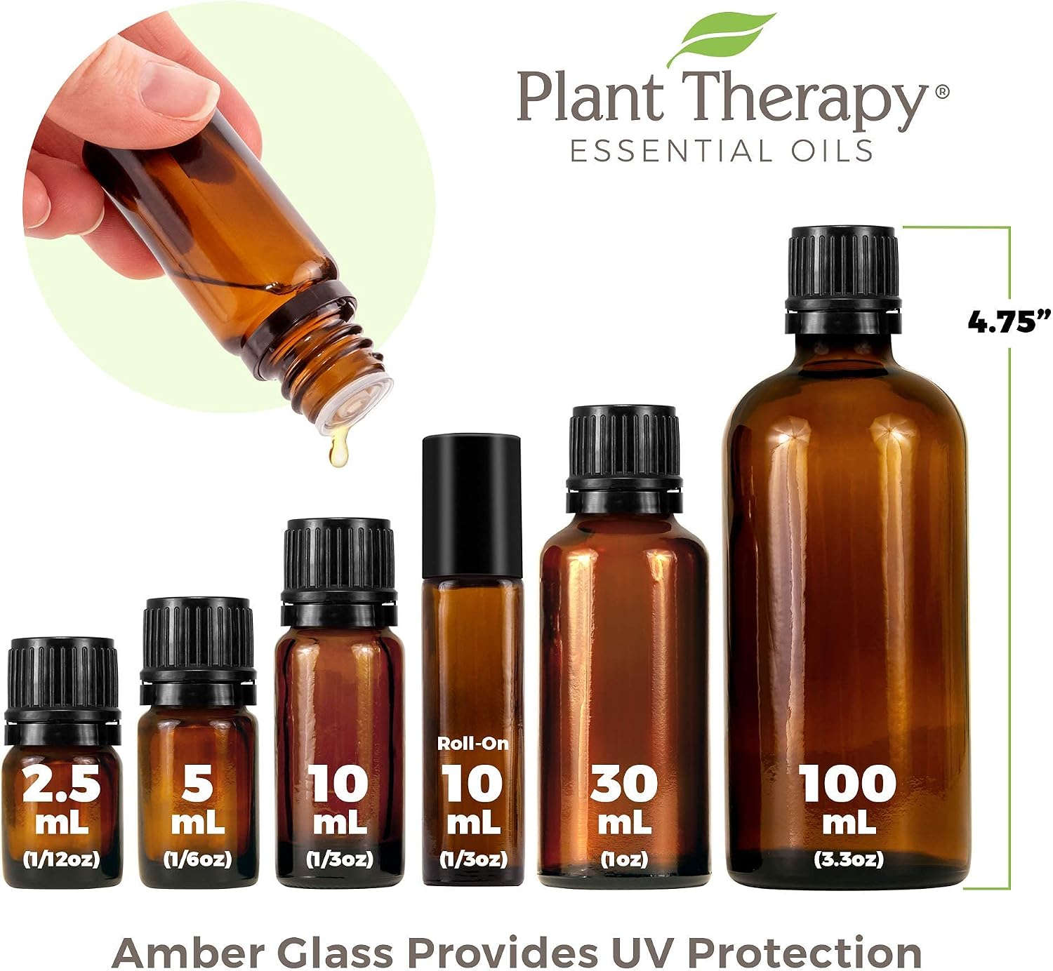 Plant Therapy Worry Free Essential Oil Blend 10 mL (1/3 oz) Calming Relief Blend 100% Pure, Undiluted, Natural Aromatherapy, Therapeutic Grade