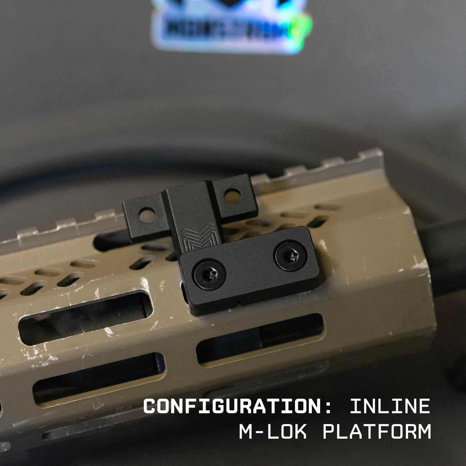 Monstrum Scout Light Mount | Compatible with Surefire M300/M600 Series/Streamlight Protac Series | Slim M-LOK 90 Degree