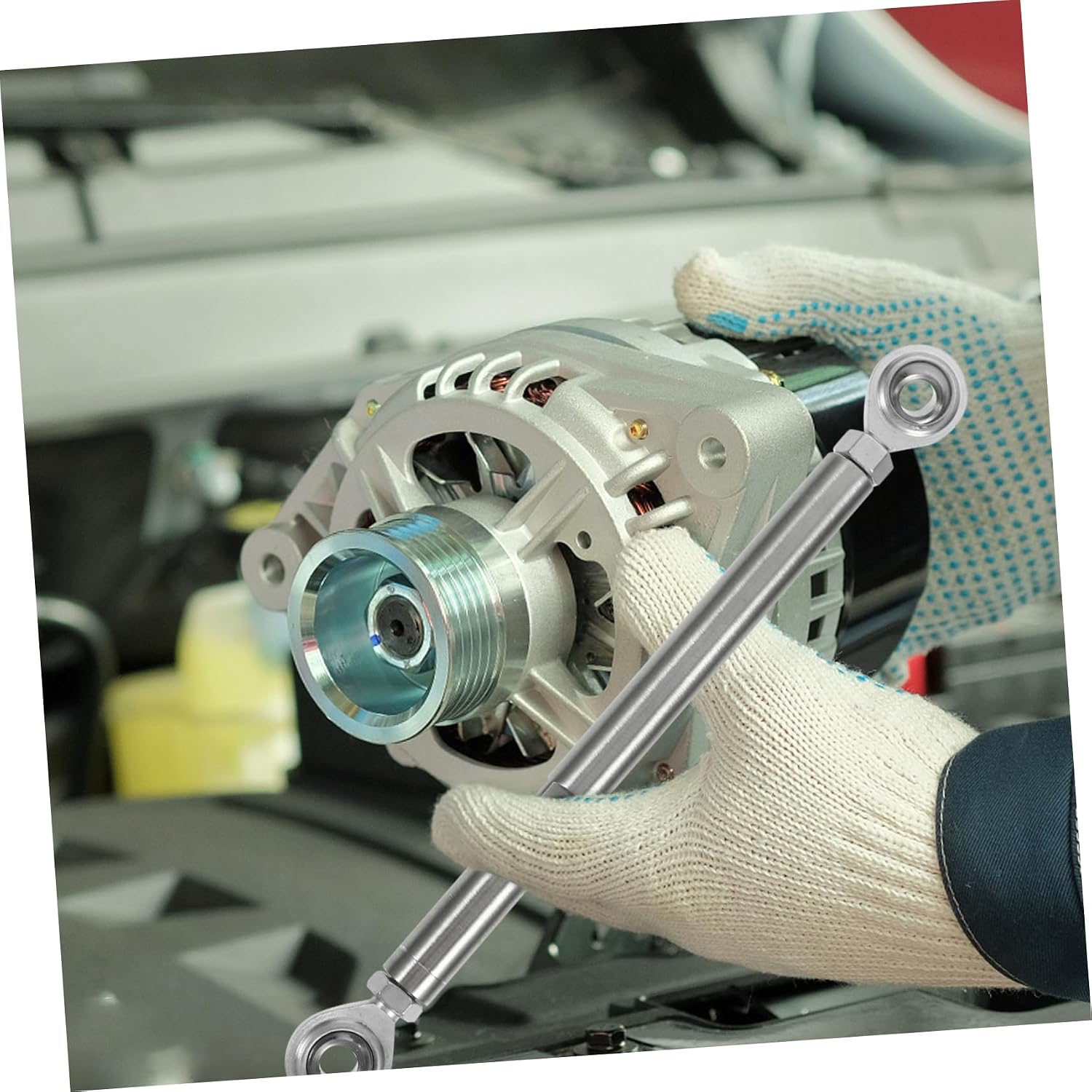 ABOOFAN 1set Car Generator Bracket Alternator Bracket for Alternator Tensioning Rod Auto Distributor Clamp