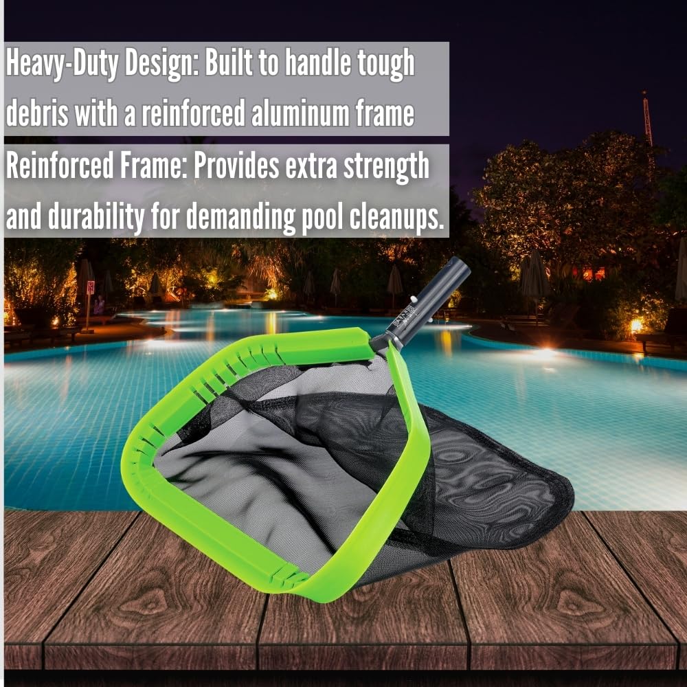 Pool Leaf Net Replacement Professional Aluminum Leaf Skimmer Net For ...