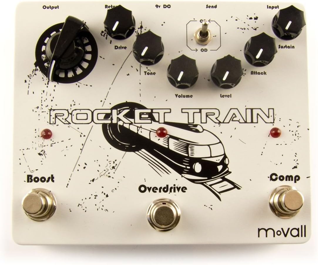 Movall Rocket Train Triple Threat OD/Compressor/Boost Combo FX Loop