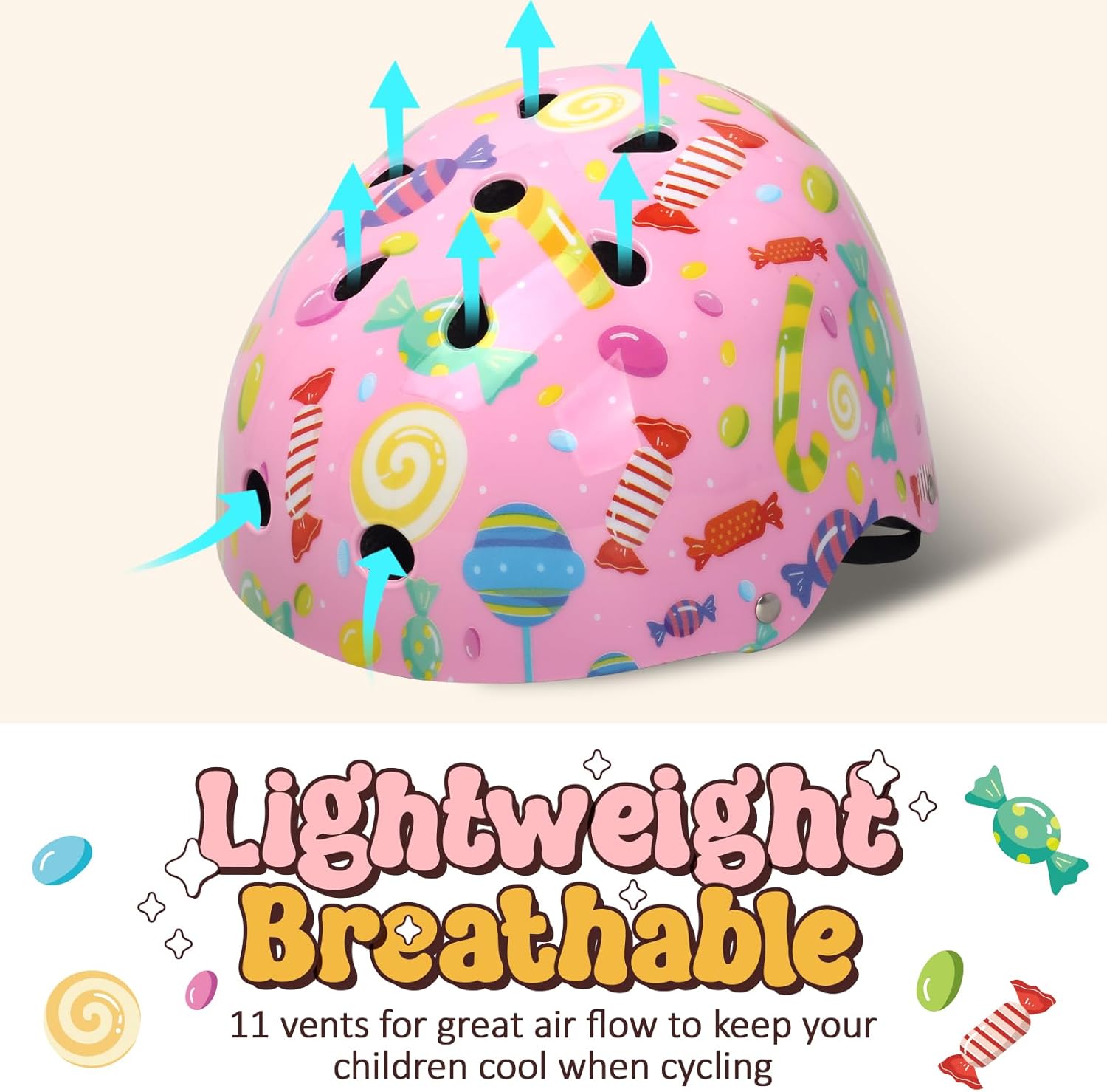 Toddler Kids Bike Helmet,Adjustable for Child Boys Girls,Multi-Sport & Ventilation for Bicycle Scooter Skateboard Skate