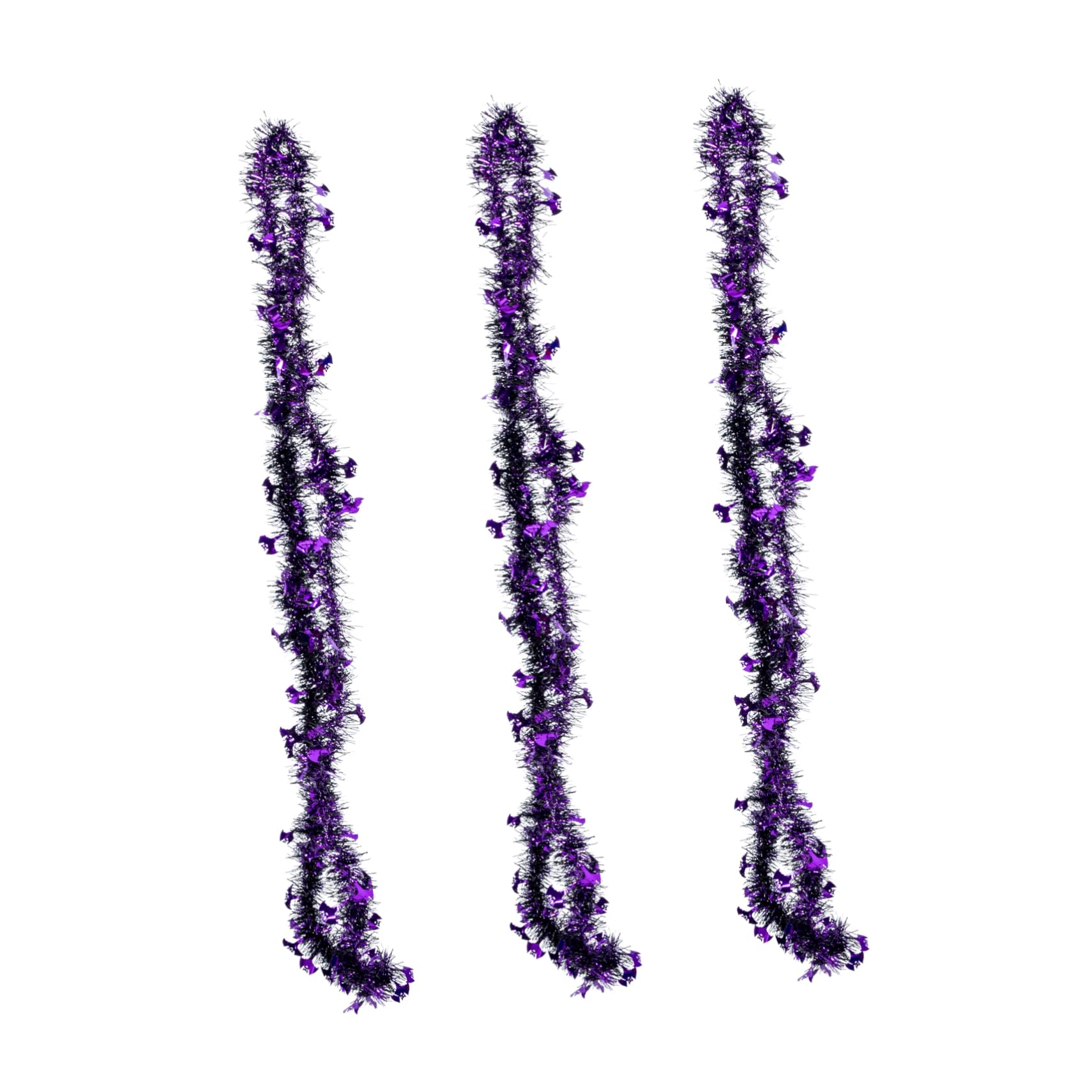 Ciieeo 9 STK Halloween-Dekorationen Halloween atmosphäre Halloween gartendeko Glitzernd Urlaub Lametta Girlande Kürbisgirlande Halloween-Schlafzimmerdekorationen Halloween-Dekorationsraum