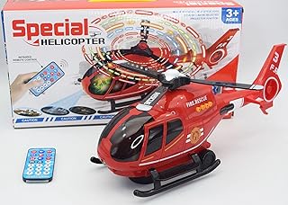 نماذج الطائرات والنفاثة - مع الموسيقى والإضاءة وجهاز التحكم عن بعد، أحمر