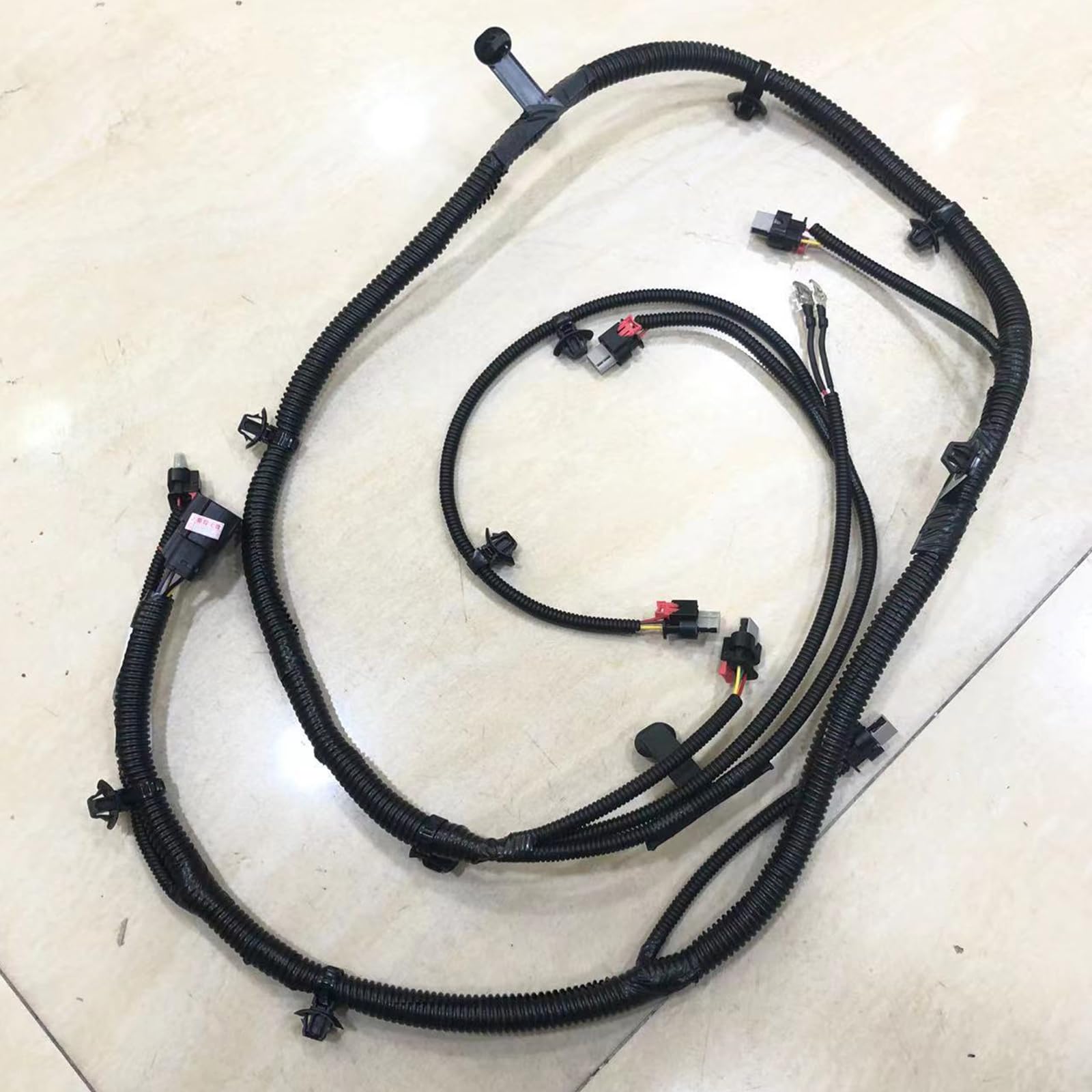 Sensor de asistencia de estacionamiento de velocidad de parachoques delantero, arnés de cableado oculto, cable PDC adecuado para modelo 3 2021-2023 206795801B, sensores de estacionamiento de garaje