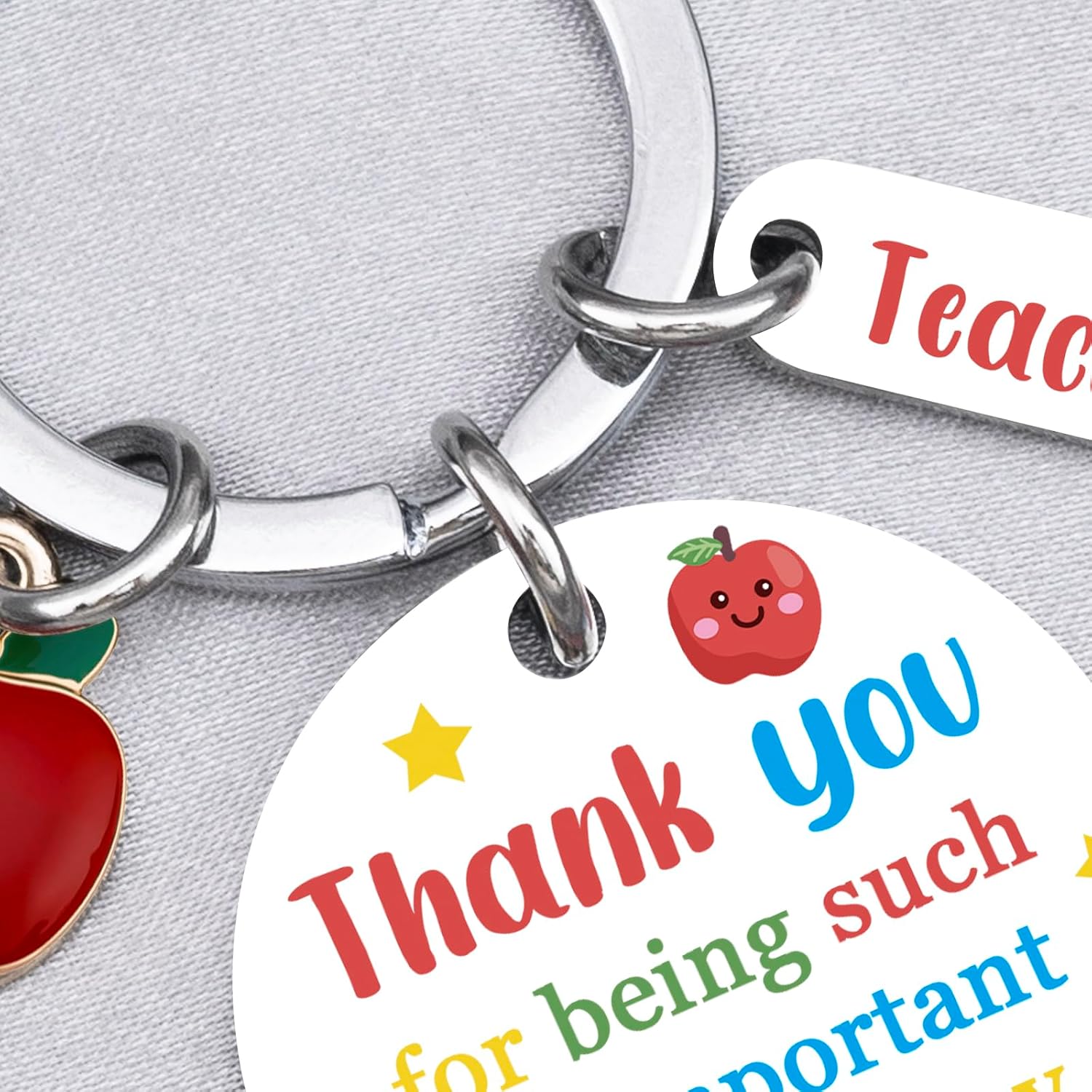Teacher Appreciation Gifts Best Teacher Ever Keychain Thank You Gifts for Teachers Birthday Retirement Thanksgiving Christmas Gift Ideas Cute Teachers Keyring - Image 6