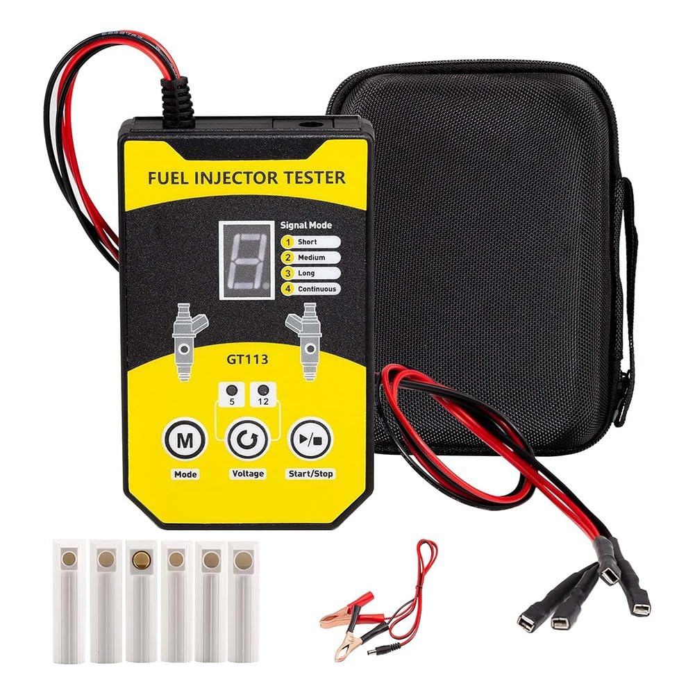 Tester injecteur grippé avec kit de nettoyage 8 modes et adaptateurs