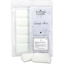 Wax Melt Snap Bar, Wax Melt Strong Scented, 50+ Fragrance Scents - Home Fragrance Wax Melt Scented for Wax Melt Burner, Candle Warmer, Scentsy Wax Melt - Eco Friendly Gift Candy Floss 50g