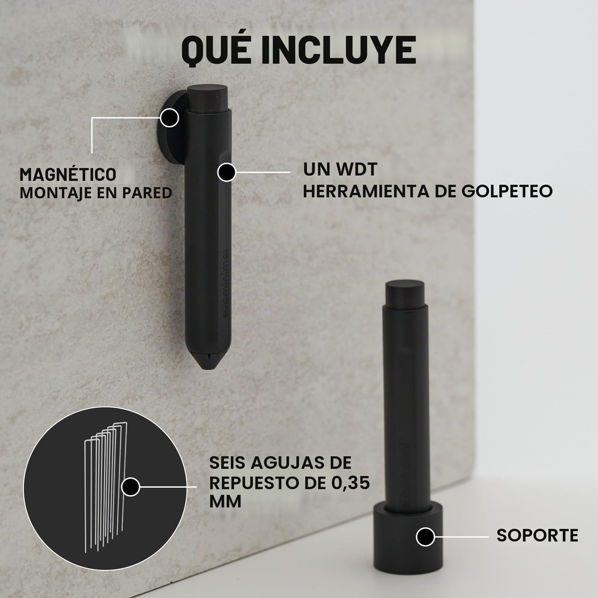 Subminimalista Flick WDT Herramienta de espresso - Herramienta de agitación para barista - Tamper con agujas retráctiles - Piezas y accesorios