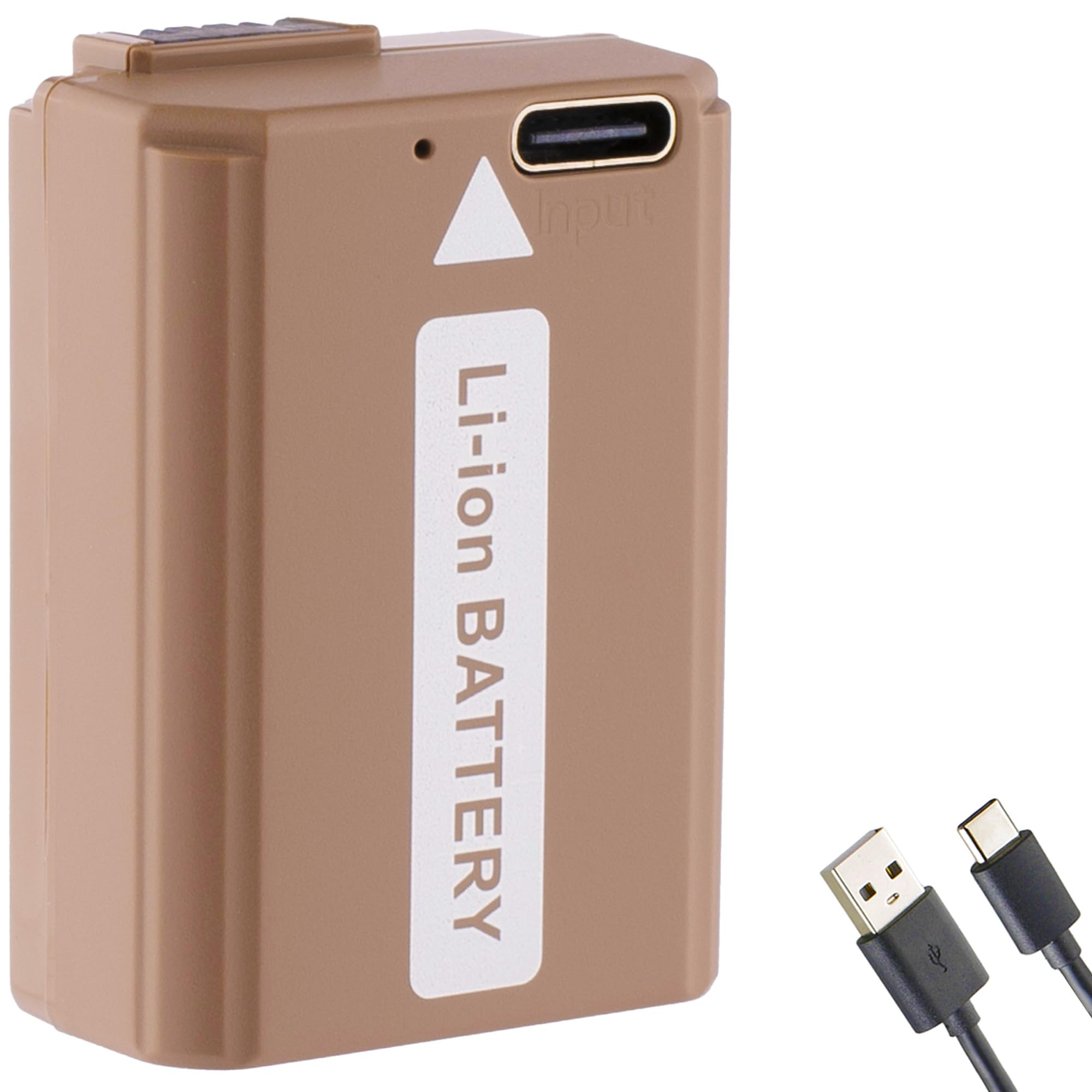 2x Blumax Akku Für Sony NP-FW50 - 1080mAh Mit USB-C Ladeanschluss, Kompatibel Mit Alpha & CyberShot