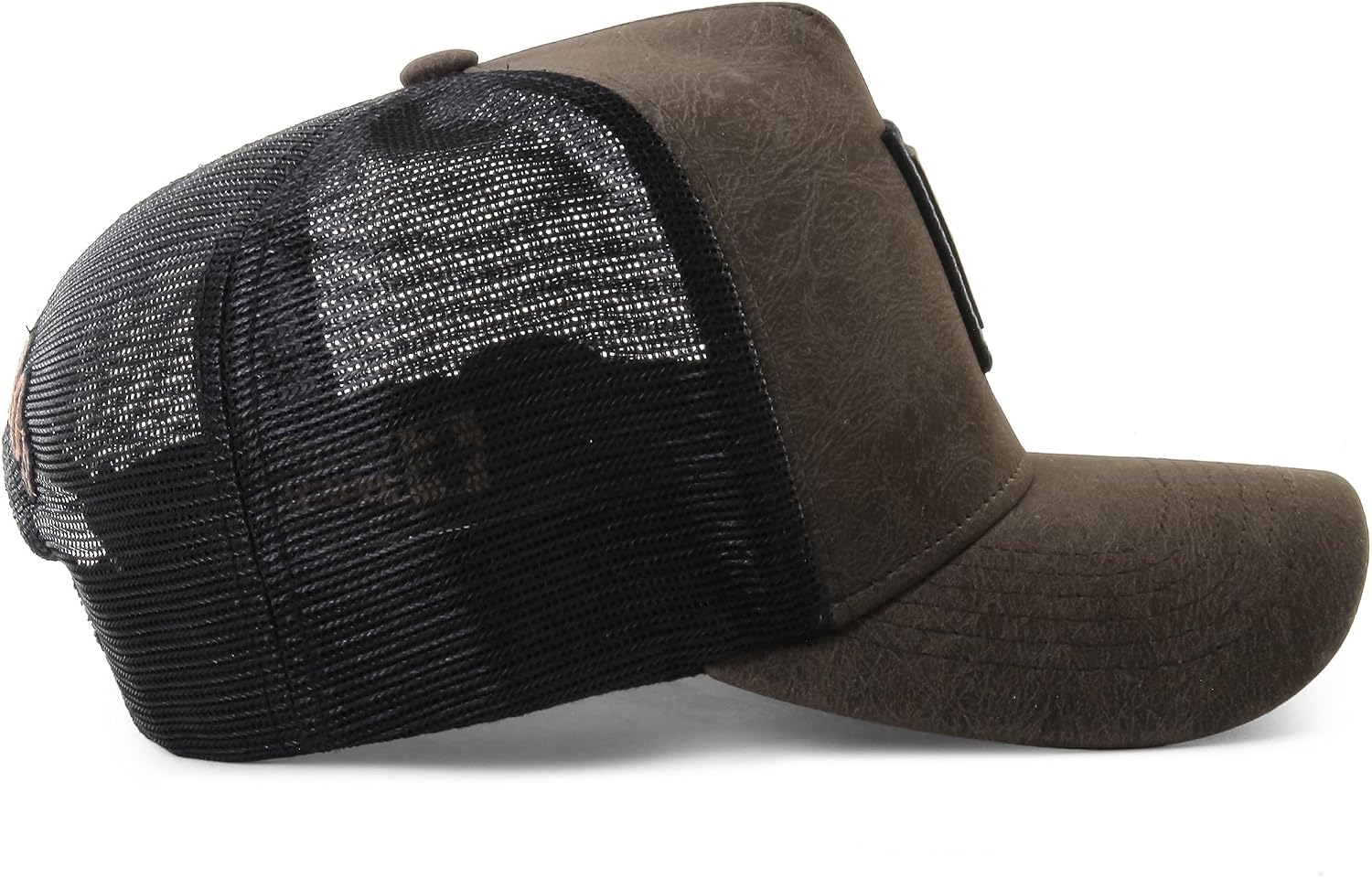 Sacudido's | Logo | Trucker Cap, Agribusiness, Ranch Hat, Farm Cap, Adjustable, for Men and Women, Great for Hunting (US, Alpha, One Size, Brown)