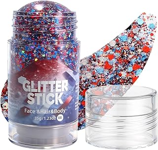 Body Glitter Holografisk Makeup | 35 g skimmer kropp gel glitter pinne för kvinnor och män dansare konsert resa nattklubb karneval fest och födelsedag