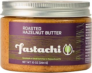 Fastachi Hazelnut Butter Roasted (10oz) | 100% All Natural | Hand Roaste...