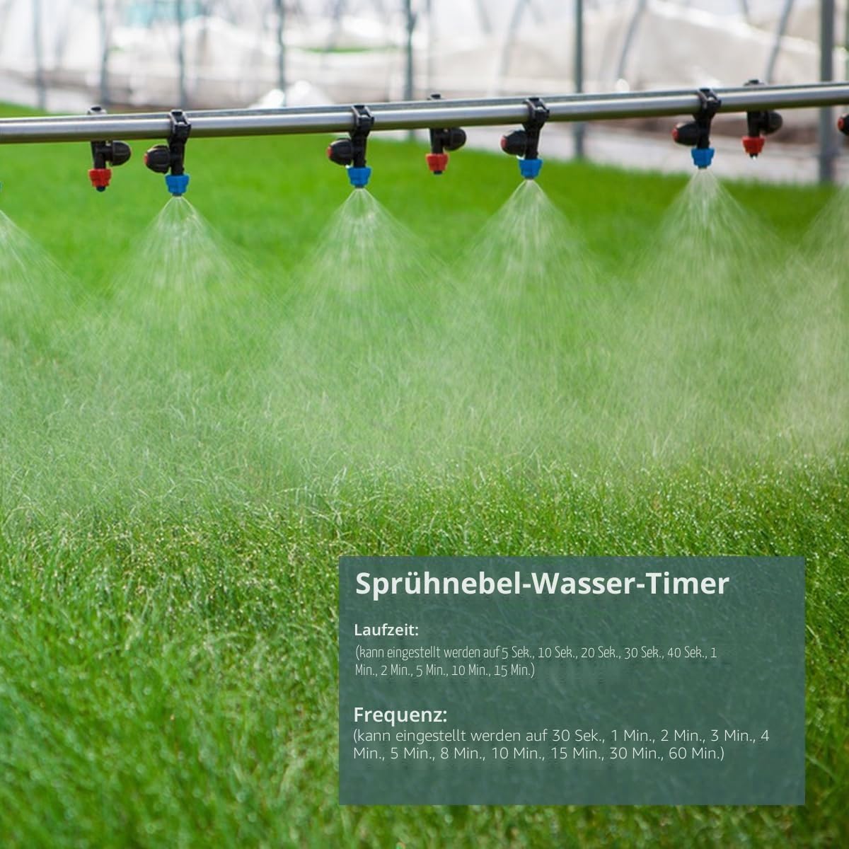 Bewässerungscomputer Bewässerungsuhr für Automatische Bewässerung Garten Wasser Zeitschaltuhr Computer mit Kugelhahn