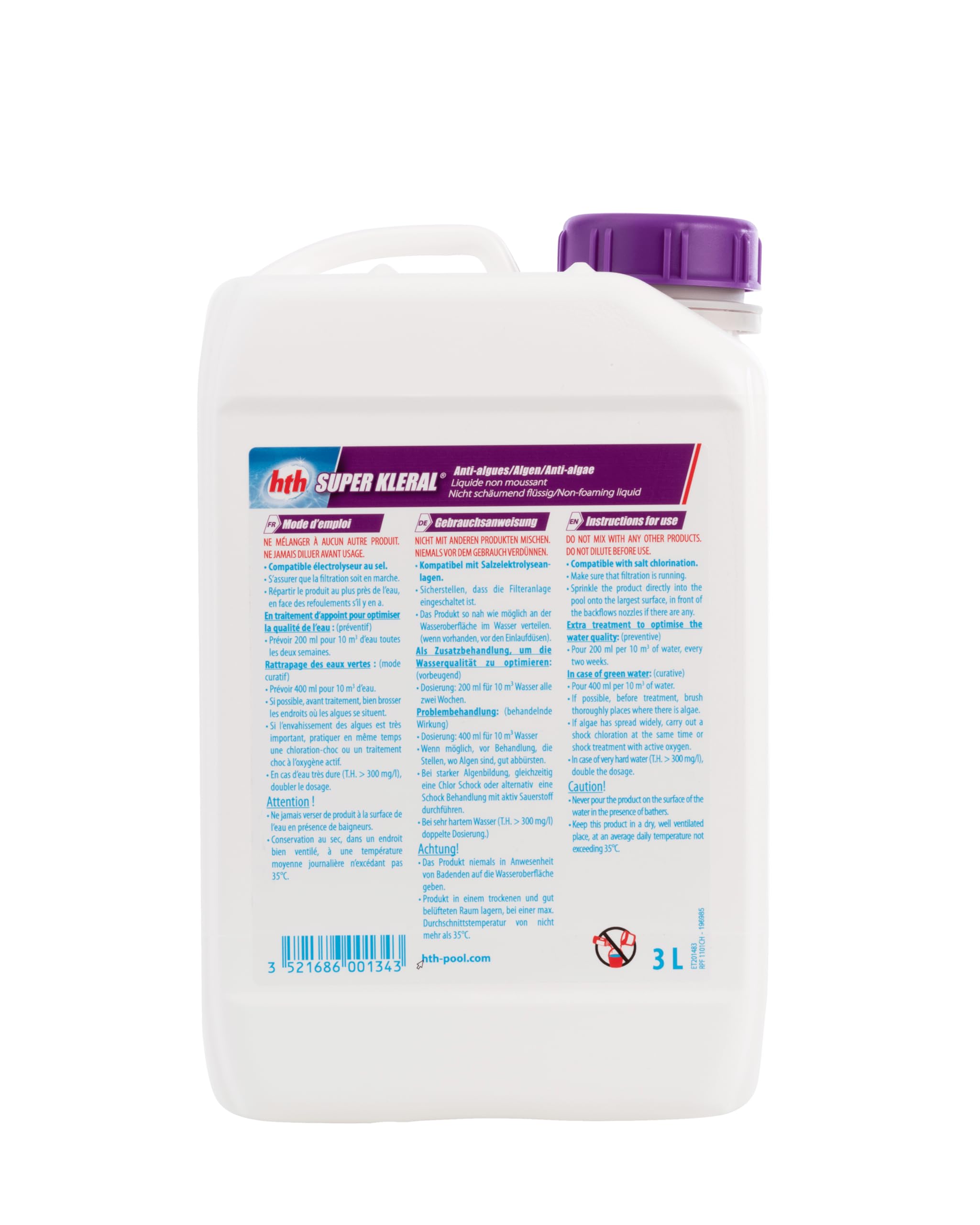 HTH Super Kleral - Algizid für den Pool