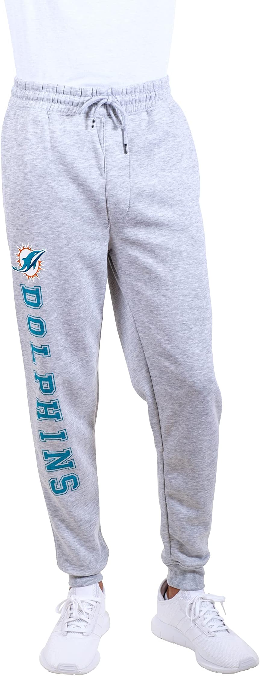 Ultra Game Men's Snow NFL Active Basic Fleece Jogger Pants