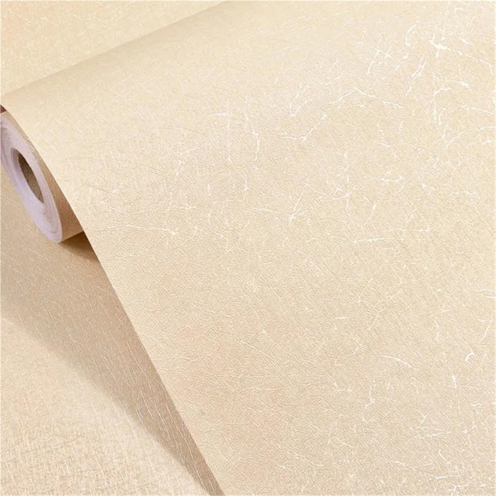 CIGPKLO Grasscloth Wallpaper Black Silk Wallpaper Embossed Self Adhesive Removable Vinyl Peel and Stick Waterproof Furniture Decor(Yellow,1mx45cm)