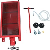 Vista 3 de SUPERFASTRACING Bandeja de drenaje de aceite de perfil bajo de 20 galones con bomba eléctrica de 110 V, manguera de 8 pies para camiones