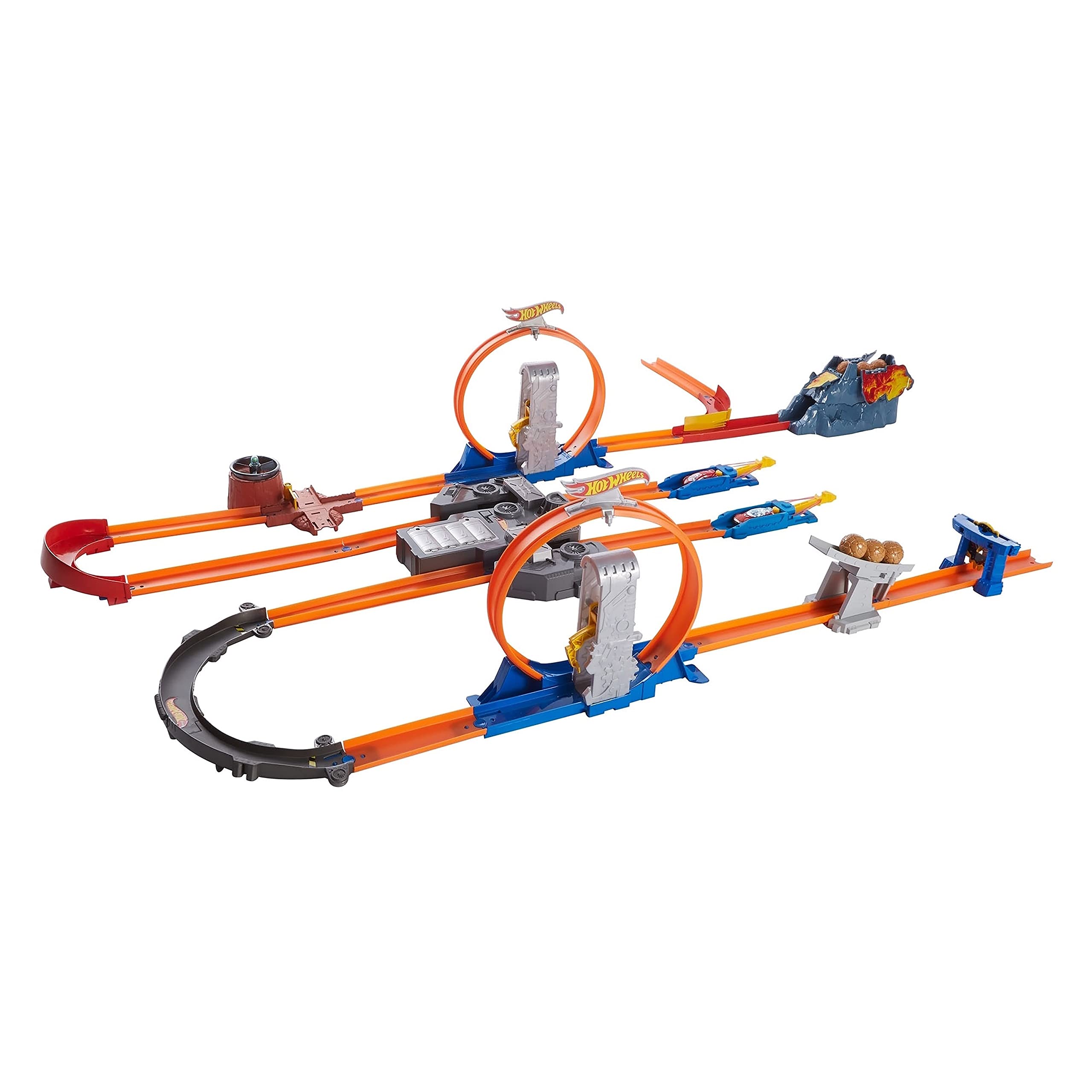Hot Wheels Track Builder Total Turbo Takeover Track Set [Amazon