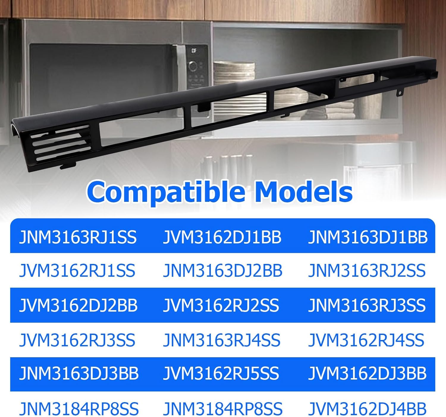 2PC WB34X25406 Replacement Microwave Vent Grille for GE 4465386, AP6040821, PS11774030, EAP11774030