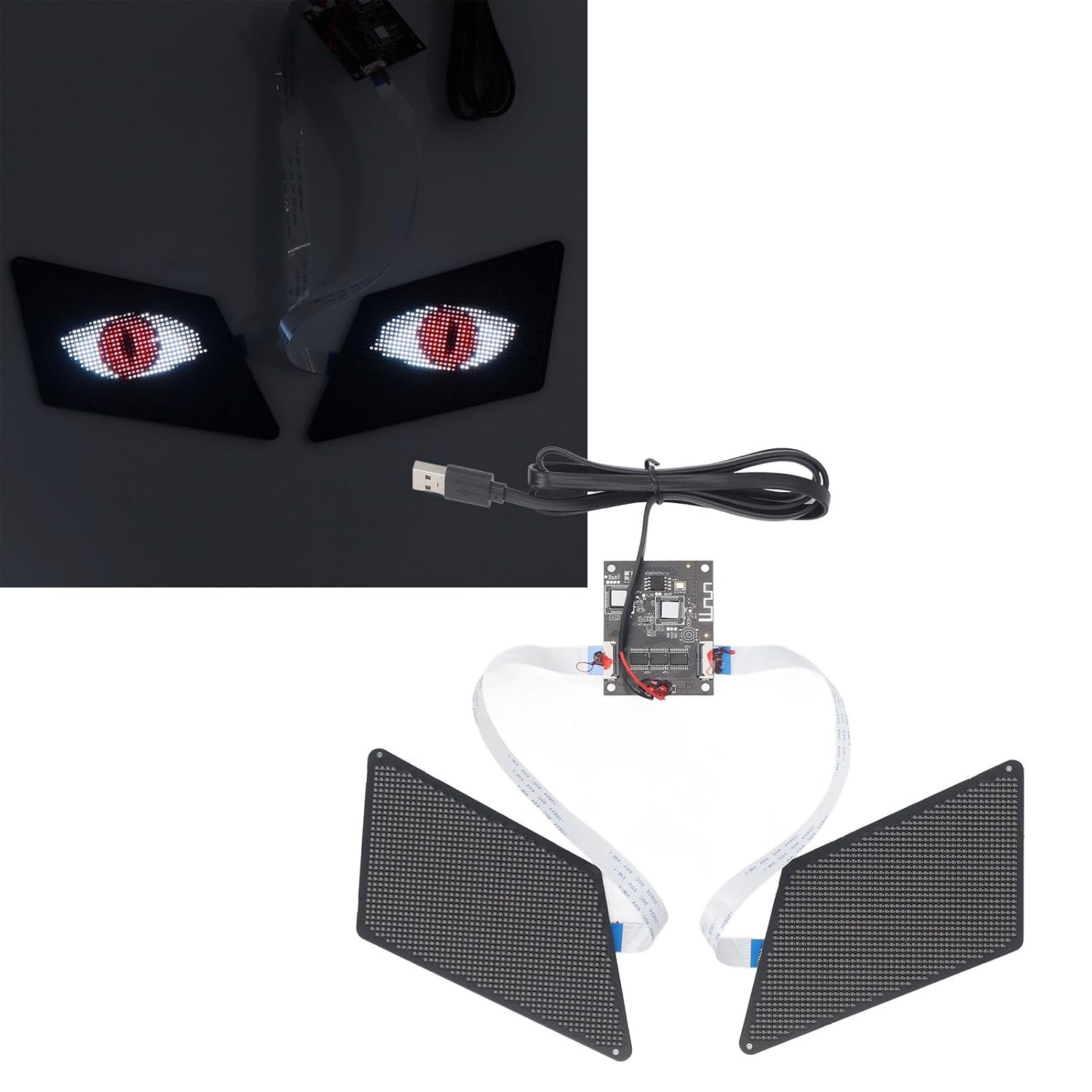 LED Motorcycle Backpack Sign Flexible Bright Bluetooth LED Screen
