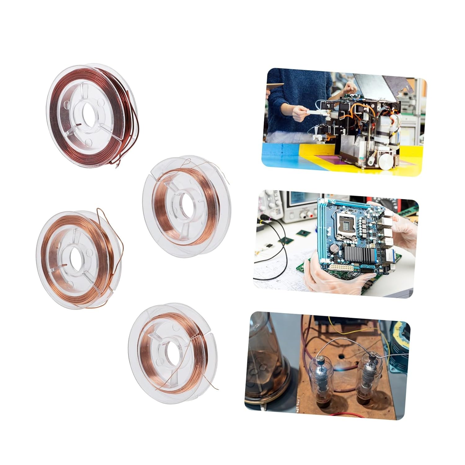 Enameled Copper Magnet Wire 10m 4 Rolls for DIY Accessories